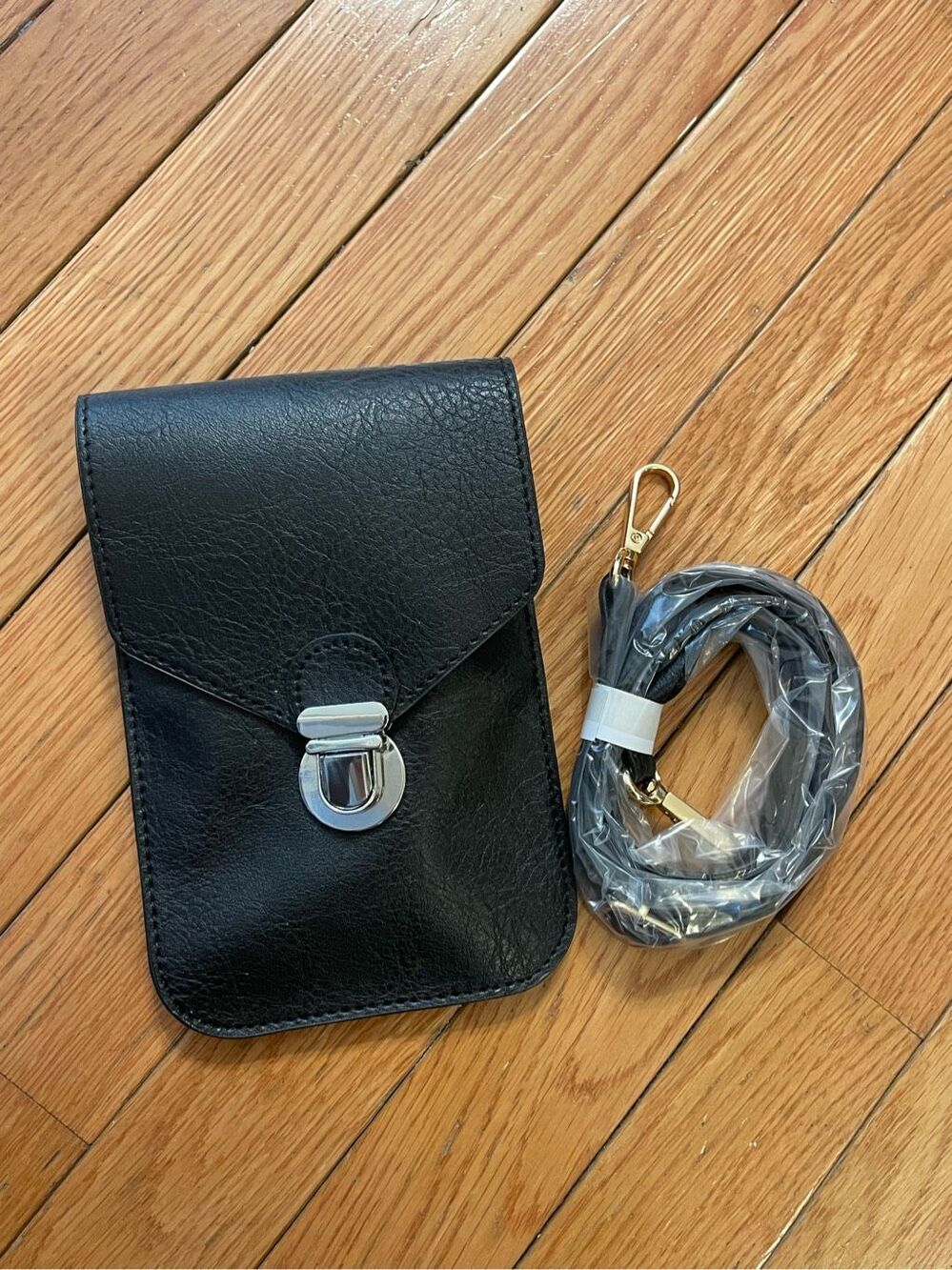 Touch Screen Purse Women’s Black Phone Wallet Cross Body Purse